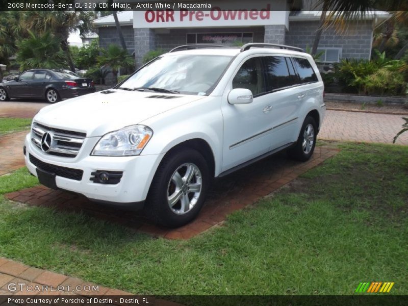 Arctic White / Macadamia 2008 Mercedes-Benz GL 320 CDI 4Matic
