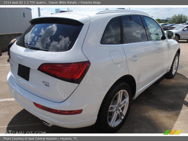 Glacier White Metallic / Pistachio Beige 2014 Audi Q5 2.0 TFSI quattro