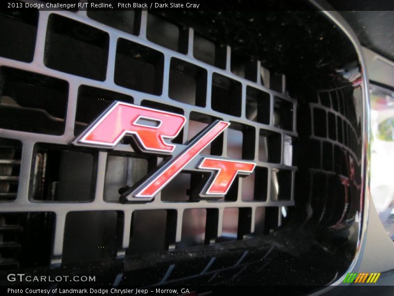Pitch Black / Dark Slate Gray 2013 Dodge Challenger R/T Redline