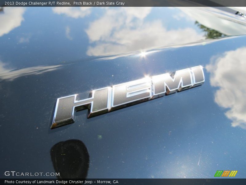 Pitch Black / Dark Slate Gray 2013 Dodge Challenger R/T Redline