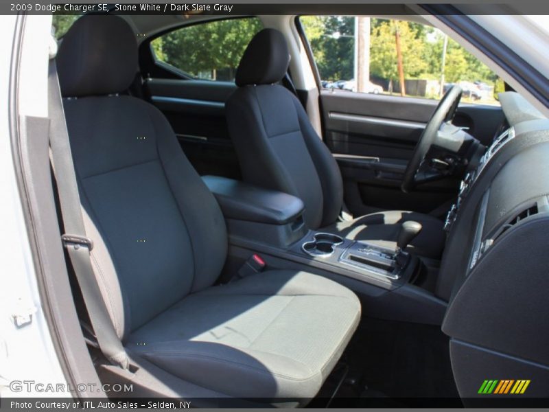Stone White / Dark Slate Gray 2009 Dodge Charger SE