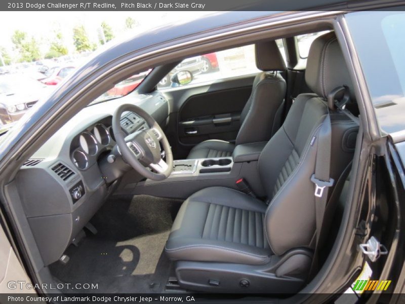 Pitch Black / Dark Slate Gray 2013 Dodge Challenger R/T Redline
