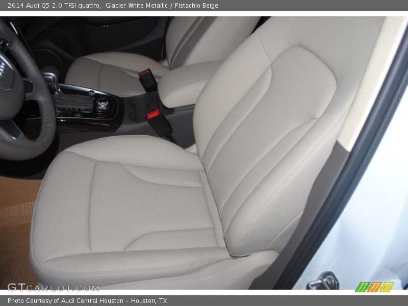 Glacier White Metallic / Pistachio Beige 2014 Audi Q5 2.0 TFSI quattro