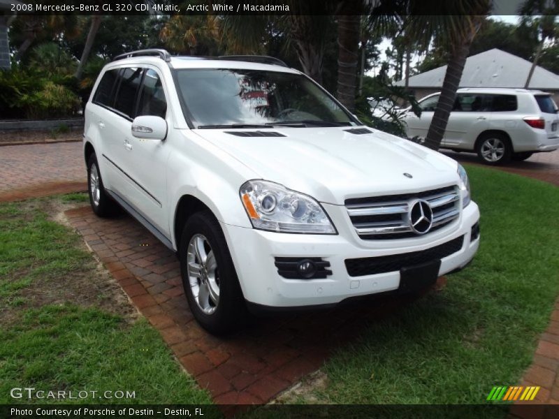 Arctic White / Macadamia 2008 Mercedes-Benz GL 320 CDI 4Matic