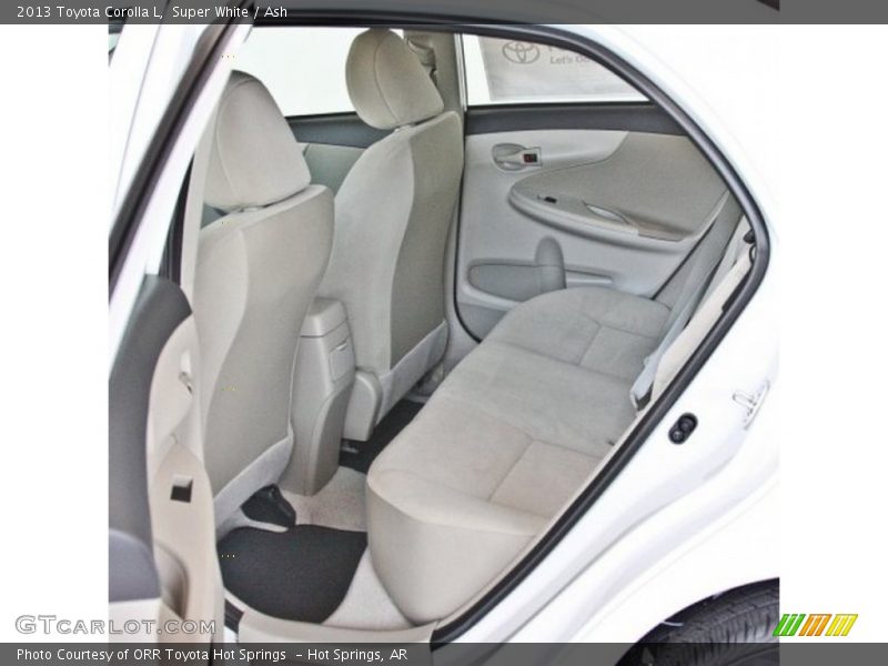 Super White / Ash 2013 Toyota Corolla L