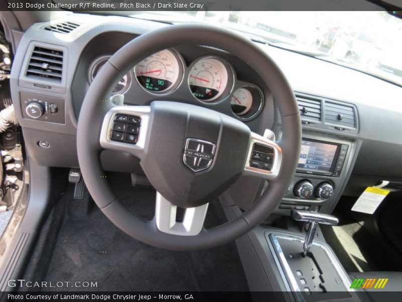 Pitch Black / Dark Slate Gray 2013 Dodge Challenger R/T Redline