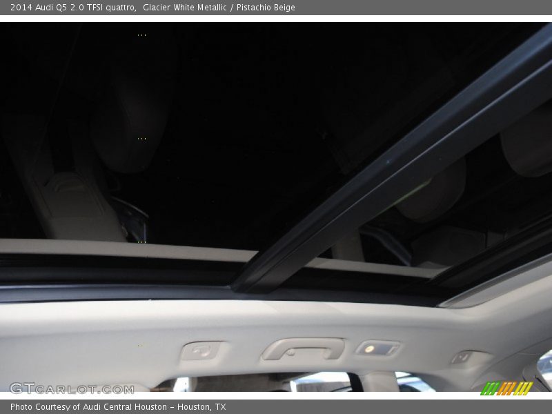 Glacier White Metallic / Pistachio Beige 2014 Audi Q5 2.0 TFSI quattro