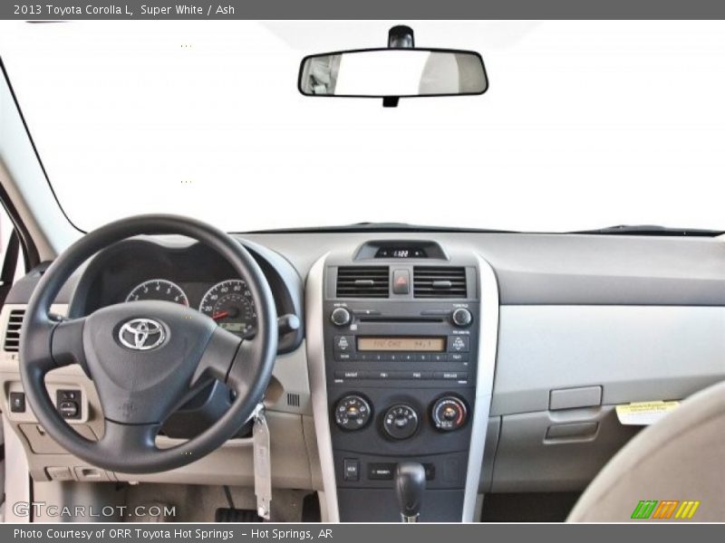 Super White / Ash 2013 Toyota Corolla L