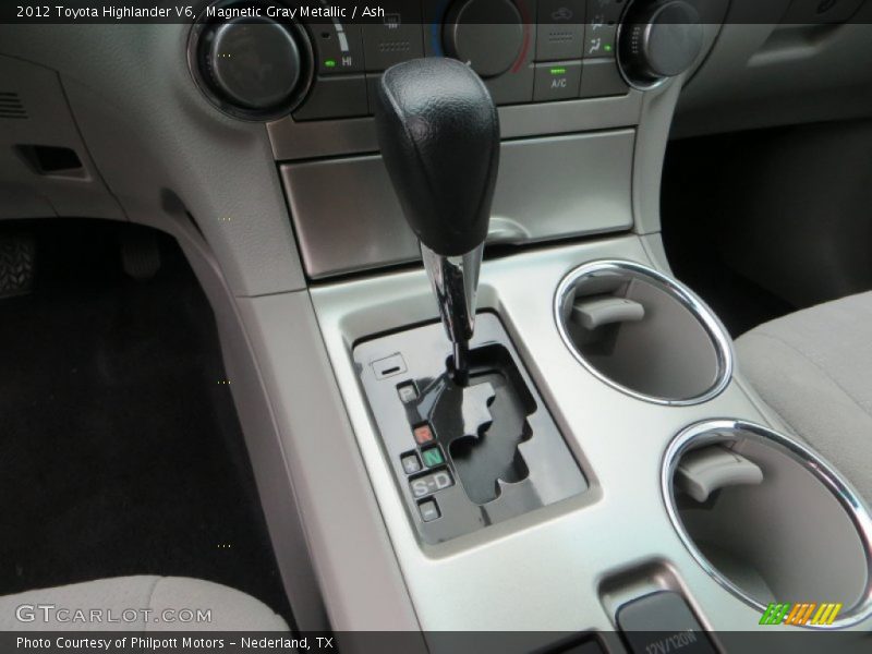 Magnetic Gray Metallic / Ash 2012 Toyota Highlander V6