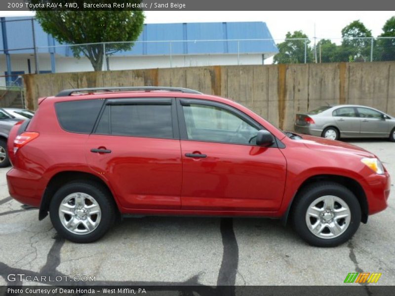 Barcelona Red Metallic / Sand Beige 2009 Toyota RAV4 4WD