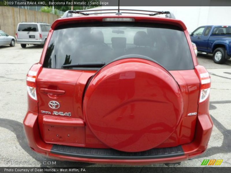 Barcelona Red Metallic / Sand Beige 2009 Toyota RAV4 4WD