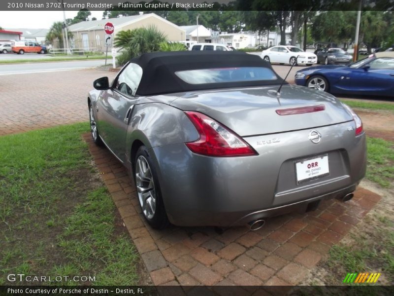 Platinum Graphite / Black Leather 2010 Nissan 370Z Touring Roadster