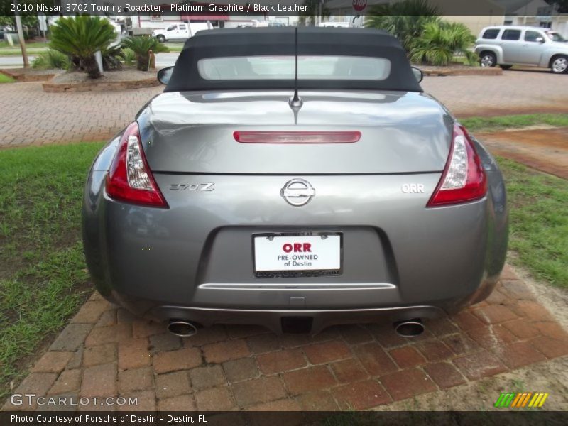 Platinum Graphite / Black Leather 2010 Nissan 370Z Touring Roadster