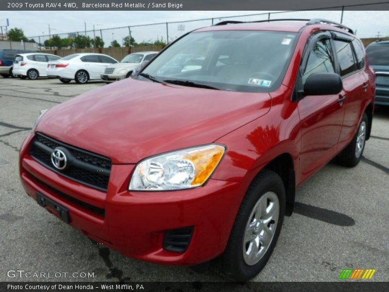 Barcelona Red Metallic / Sand Beige 2009 Toyota RAV4 4WD