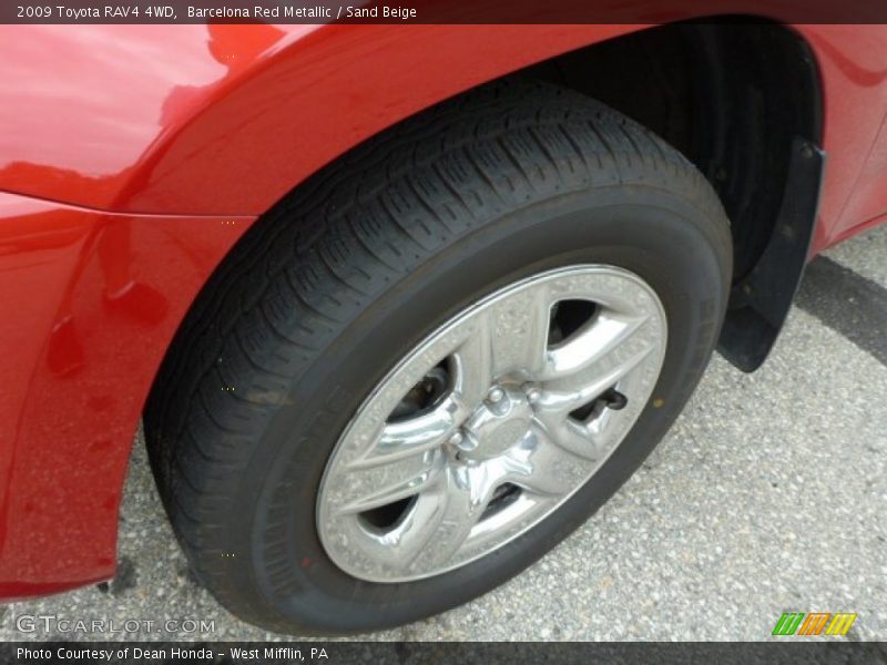 Barcelona Red Metallic / Sand Beige 2009 Toyota RAV4 4WD