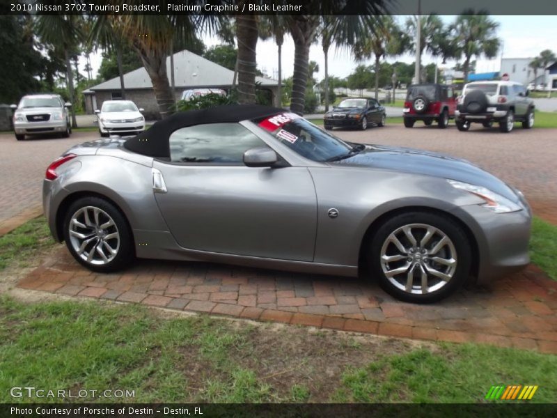 Platinum Graphite / Black Leather 2010 Nissan 370Z Touring Roadster
