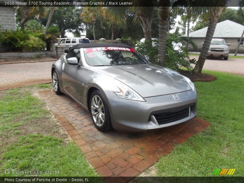 Platinum Graphite / Black Leather 2010 Nissan 370Z Touring Roadster