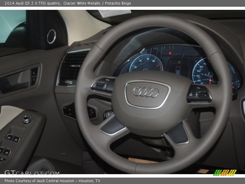 Glacier White Metallic / Pistachio Beige 2014 Audi Q5 2.0 TFSI quattro