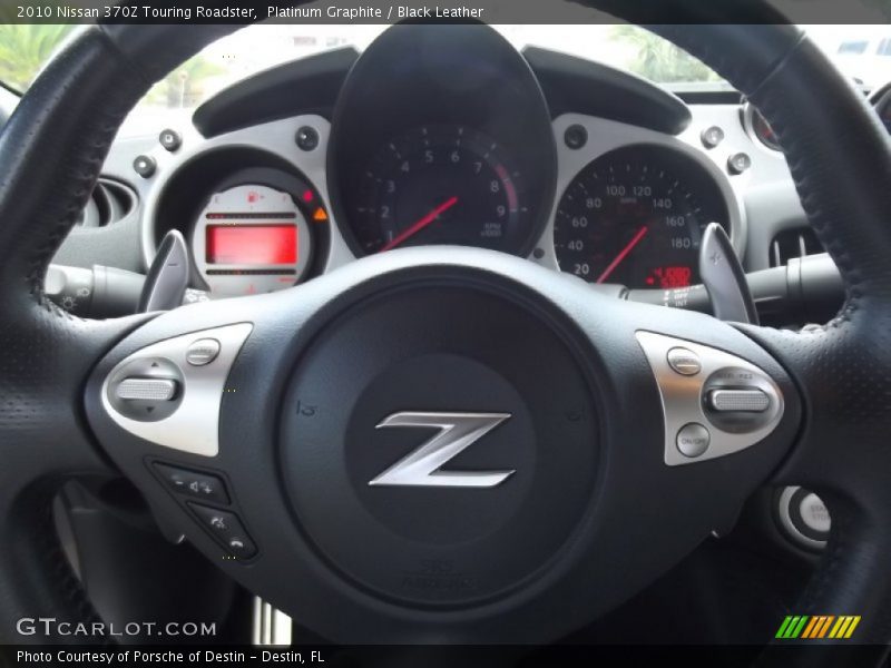 Platinum Graphite / Black Leather 2010 Nissan 370Z Touring Roadster