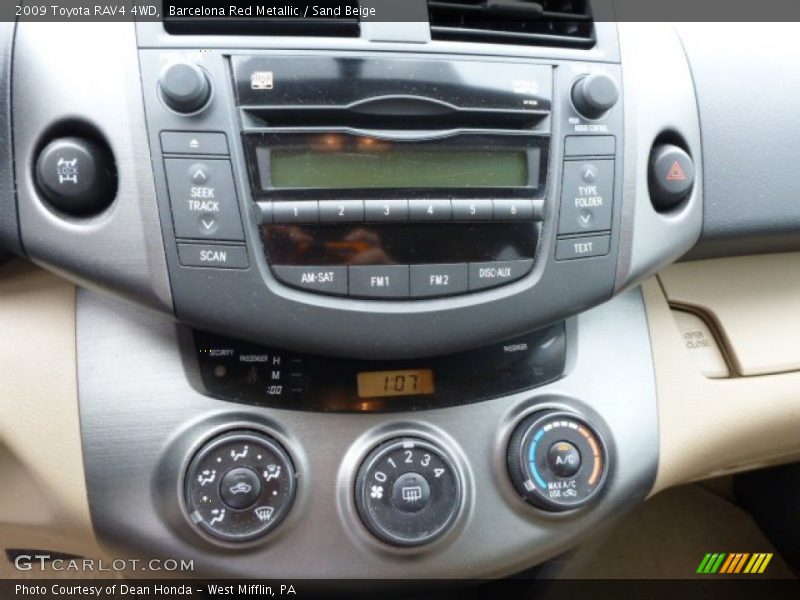 Barcelona Red Metallic / Sand Beige 2009 Toyota RAV4 4WD