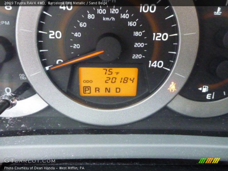 Barcelona Red Metallic / Sand Beige 2009 Toyota RAV4 4WD