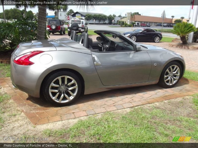 Platinum Graphite / Black Leather 2010 Nissan 370Z Touring Roadster