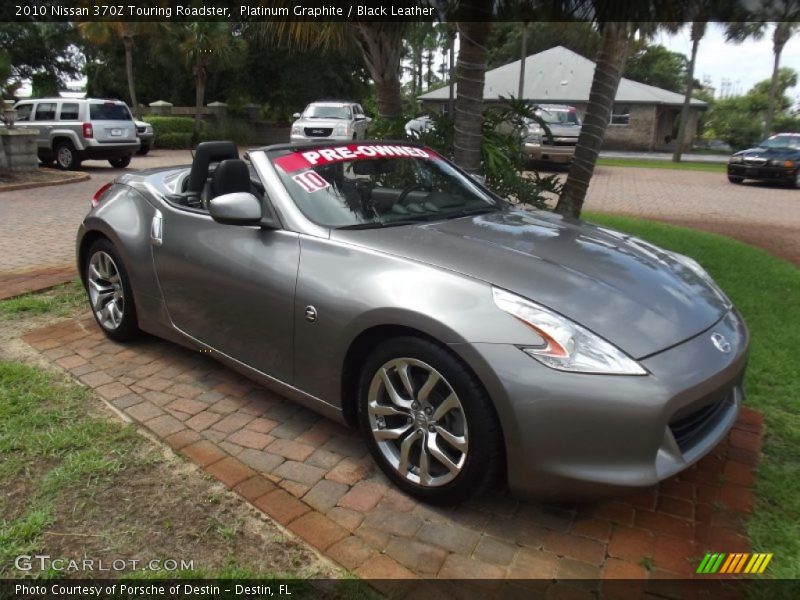 Platinum Graphite / Black Leather 2010 Nissan 370Z Touring Roadster