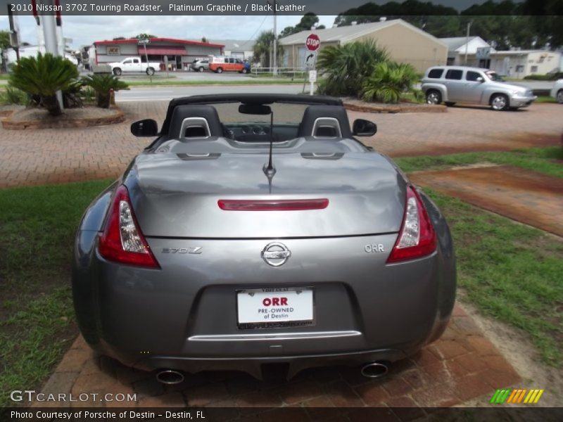 Platinum Graphite / Black Leather 2010 Nissan 370Z Touring Roadster