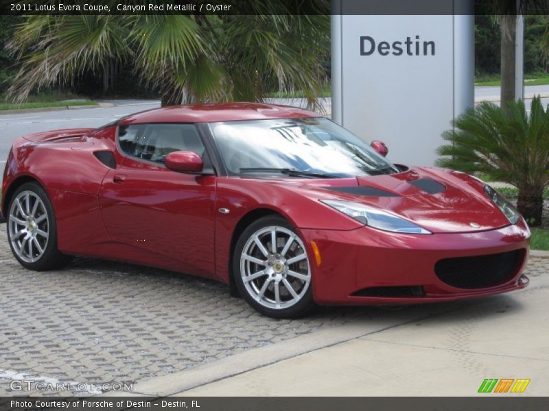 Canyon Red Metallic / Oyster 2011 Lotus Evora Coupe