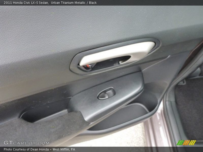 Urban Titanium Metallic / Black 2011 Honda Civic LX-S Sedan