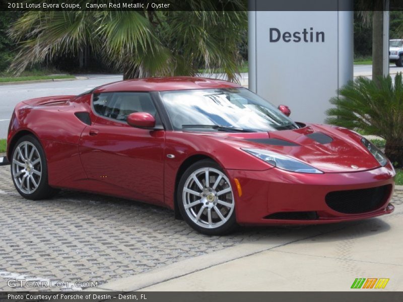 Canyon Red Metallic / Oyster 2011 Lotus Evora Coupe