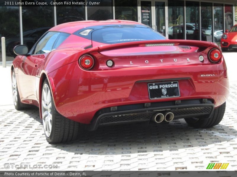 Canyon Red Metallic / Oyster 2011 Lotus Evora Coupe