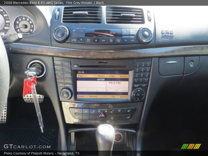 Flint Grey Metallic / Black 2009 Mercedes-Benz E 63 AMG Sedan