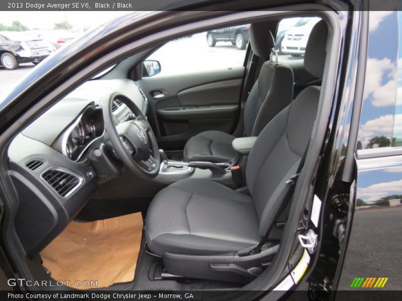 Black / Black 2013 Dodge Avenger SE V6