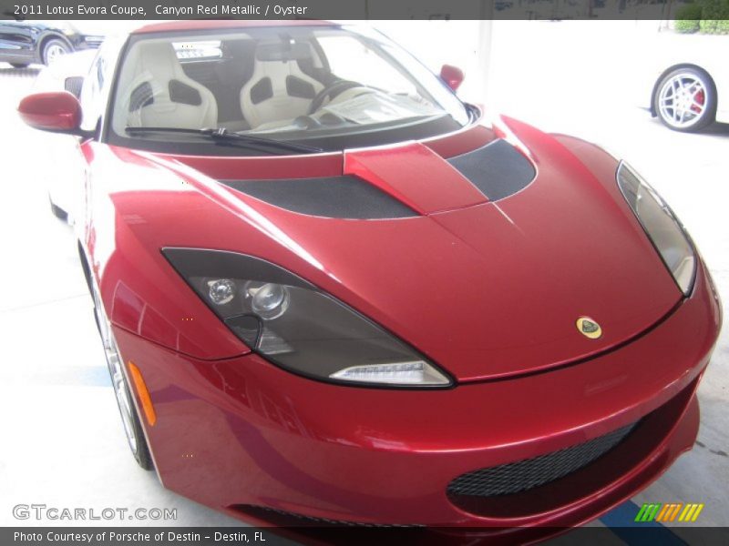 Canyon Red Metallic / Oyster 2011 Lotus Evora Coupe