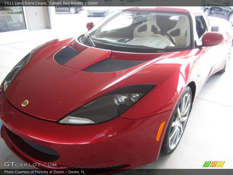 Canyon Red Metallic / Oyster 2011 Lotus Evora Coupe