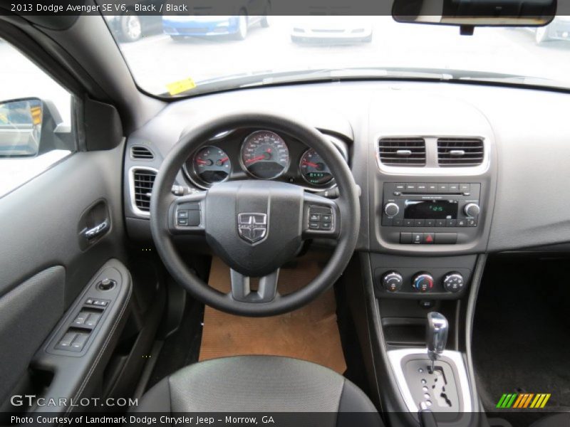 Black / Black 2013 Dodge Avenger SE V6