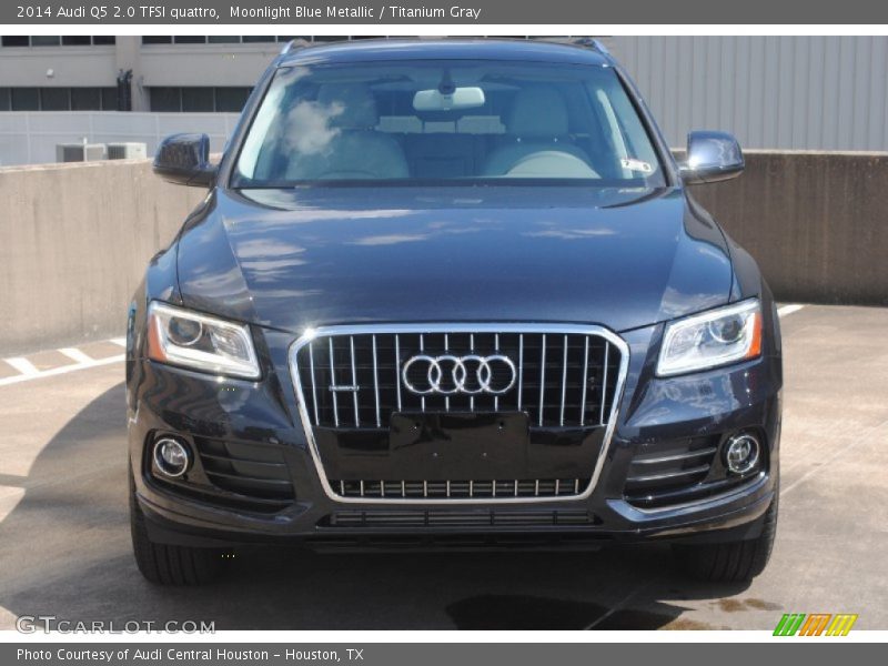 Moonlight Blue Metallic / Titanium Gray 2014 Audi Q5 2.0 TFSI quattro