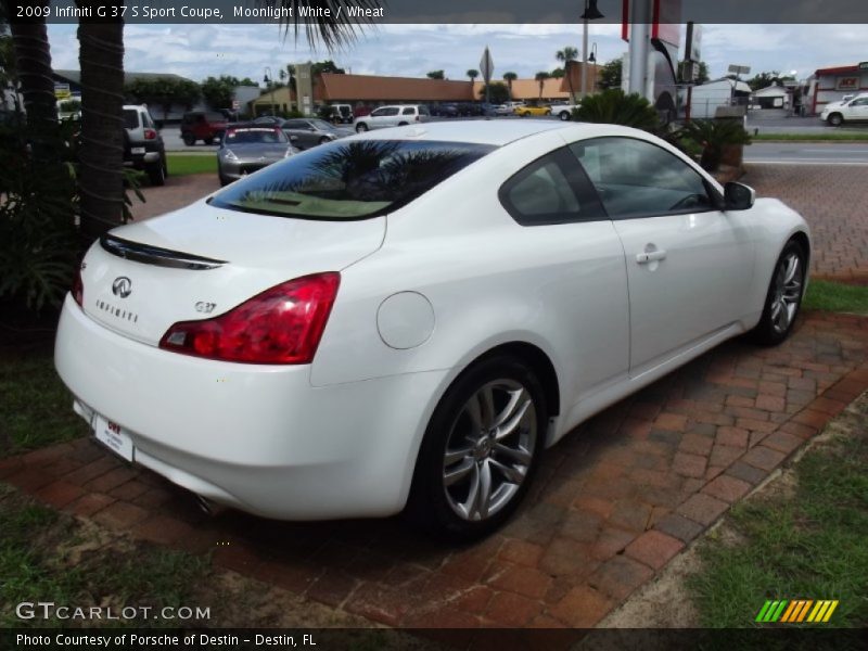 Moonlight White / Wheat 2009 Infiniti G 37 S Sport Coupe