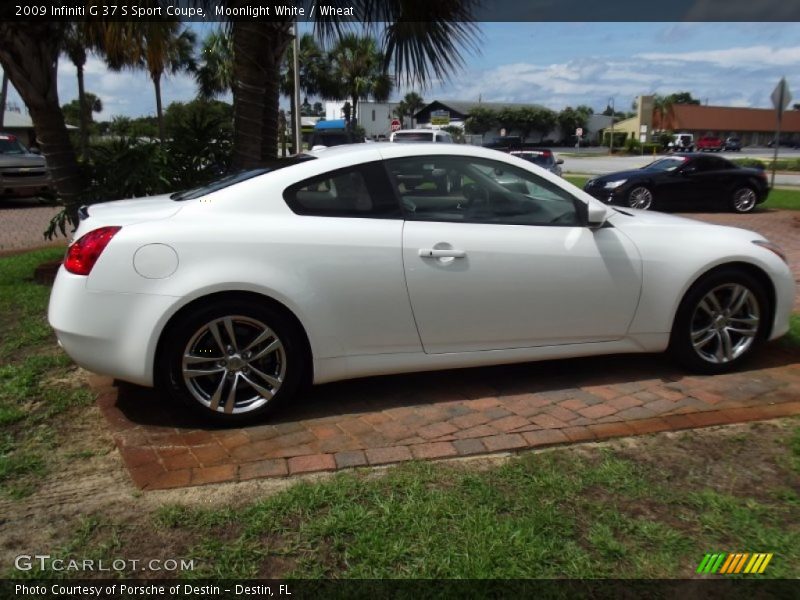 Moonlight White / Wheat 2009 Infiniti G 37 S Sport Coupe