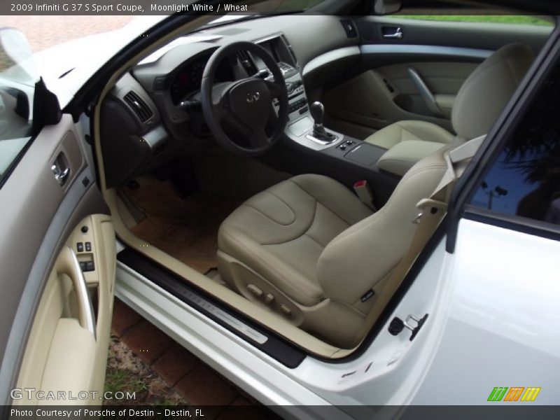 Moonlight White / Wheat 2009 Infiniti G 37 S Sport Coupe