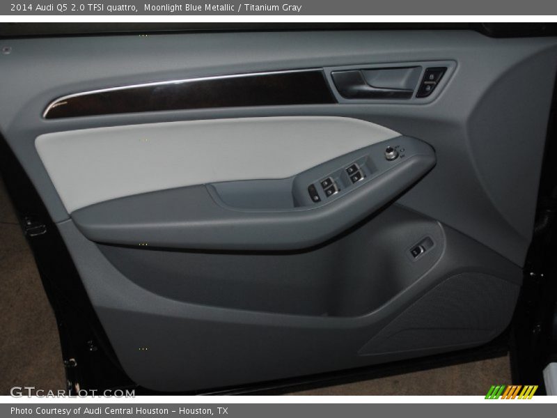 Moonlight Blue Metallic / Titanium Gray 2014 Audi Q5 2.0 TFSI quattro