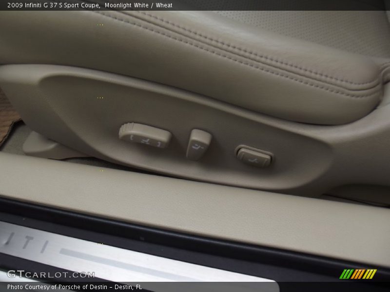 Moonlight White / Wheat 2009 Infiniti G 37 S Sport Coupe