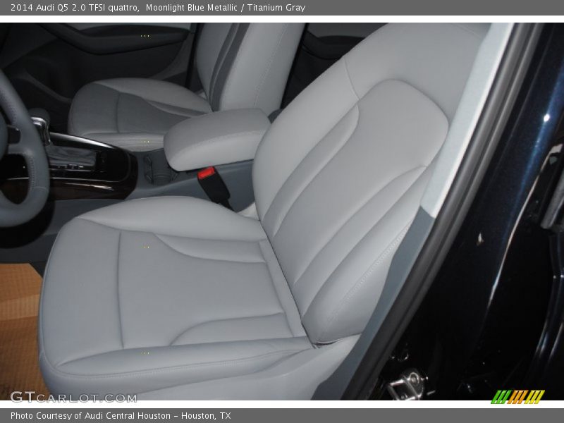 Moonlight Blue Metallic / Titanium Gray 2014 Audi Q5 2.0 TFSI quattro
