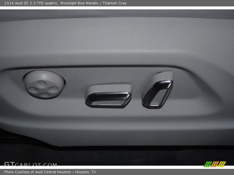 Moonlight Blue Metallic / Titanium Gray 2014 Audi Q5 2.0 TFSI quattro