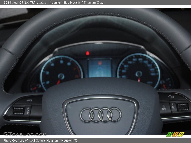 Moonlight Blue Metallic / Titanium Gray 2014 Audi Q5 2.0 TFSI quattro