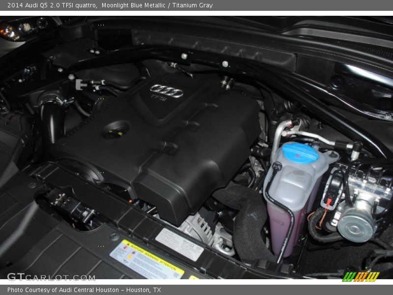 Moonlight Blue Metallic / Titanium Gray 2014 Audi Q5 2.0 TFSI quattro