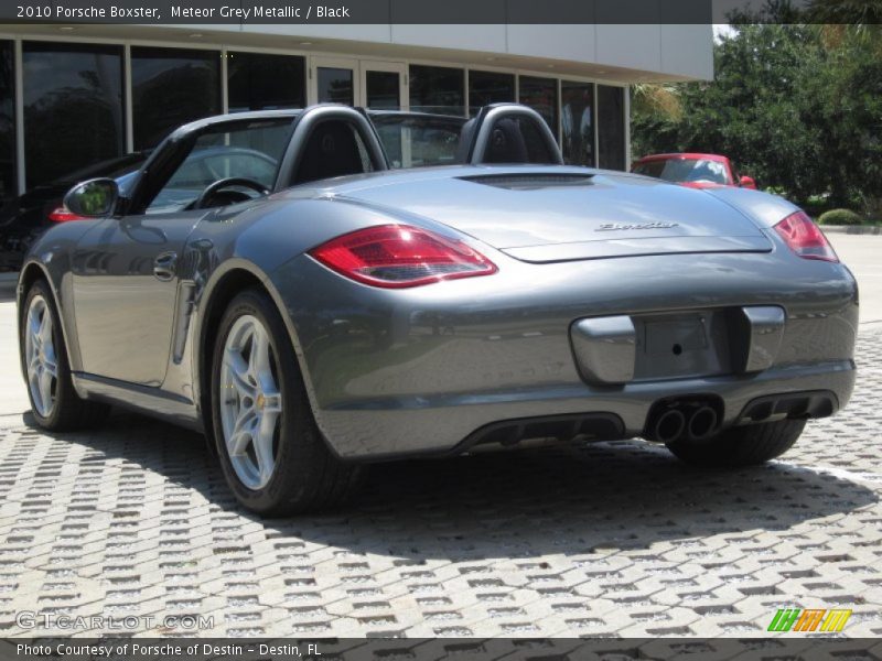 Meteor Grey Metallic / Black 2010 Porsche Boxster