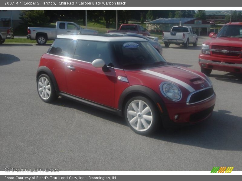 Chili Red / Carbon Black/Carbon Black 2007 Mini Cooper S Hardtop
