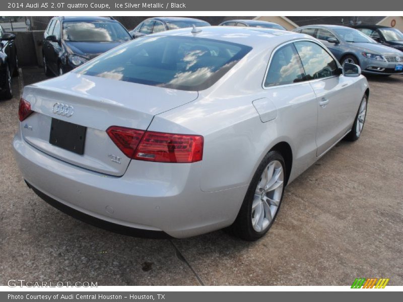 Ice Silver Metallic / Black 2014 Audi A5 2.0T quattro Coupe